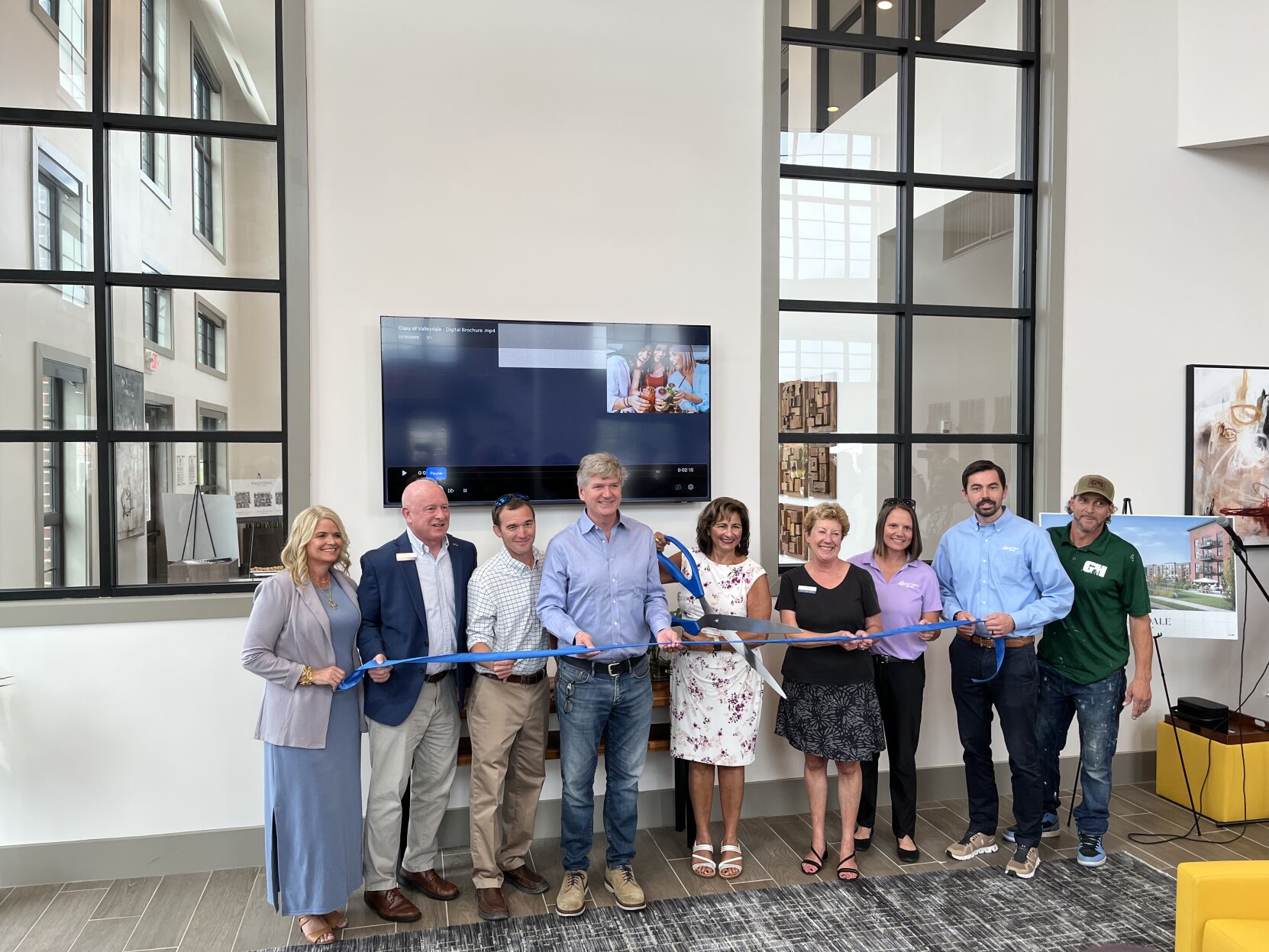 Valleydale ribbon cutting